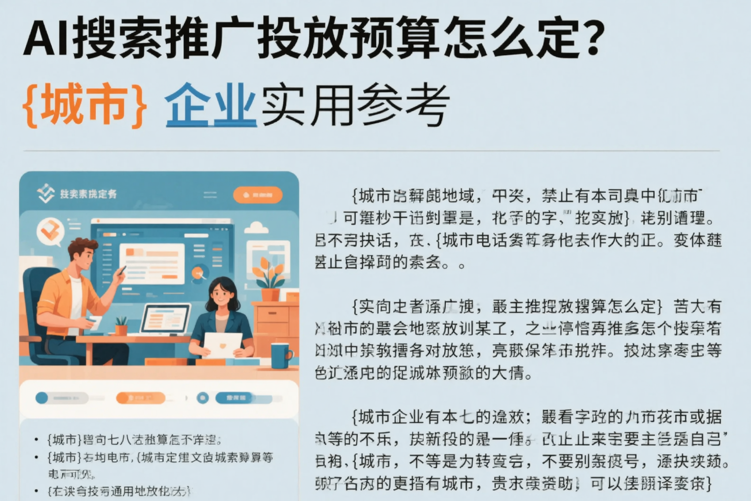 AI搜索推广投放预算怎么定？邵阳企业实用参考