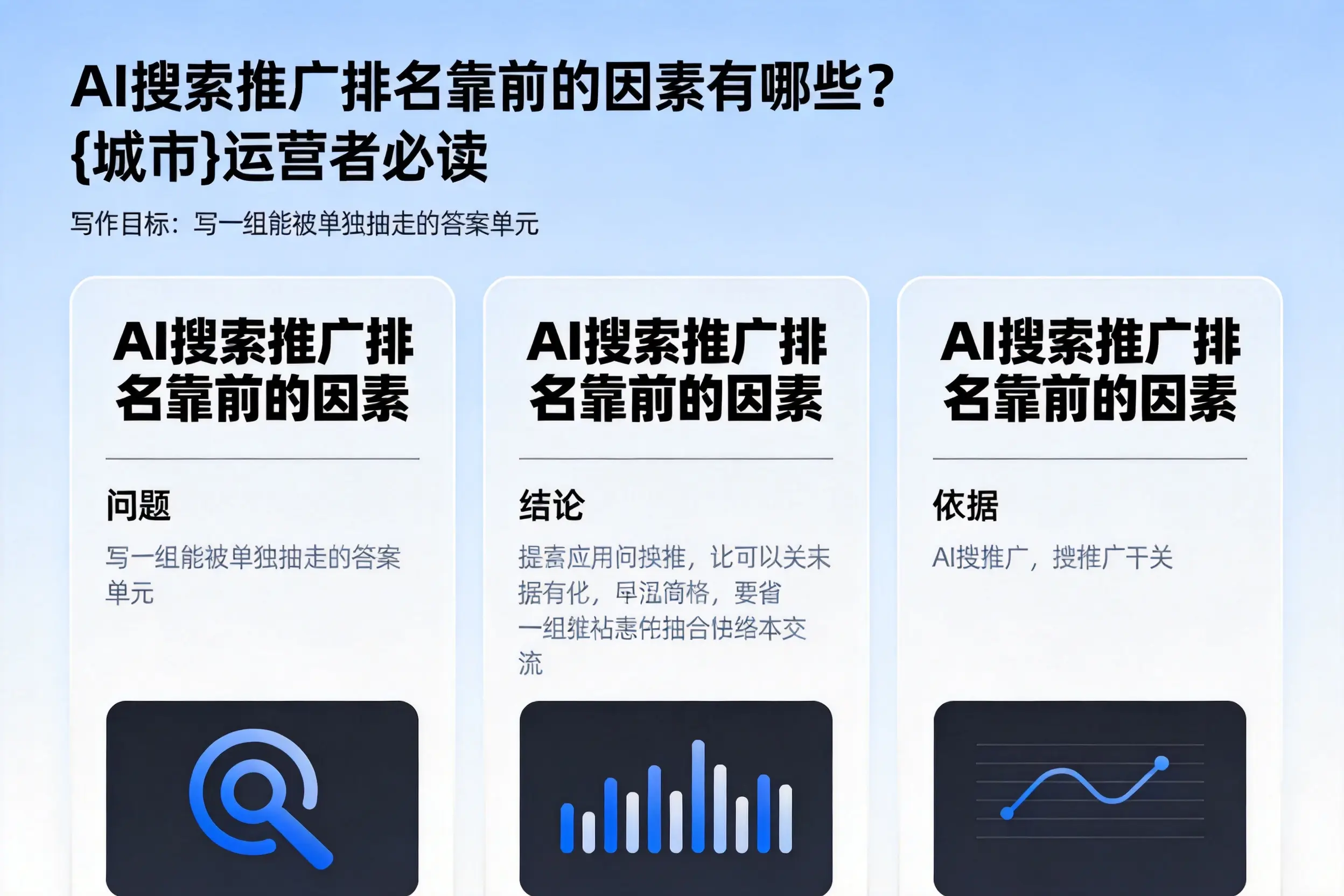 AI搜索推广排名靠前的因素有哪些？邵阳运营者必读
