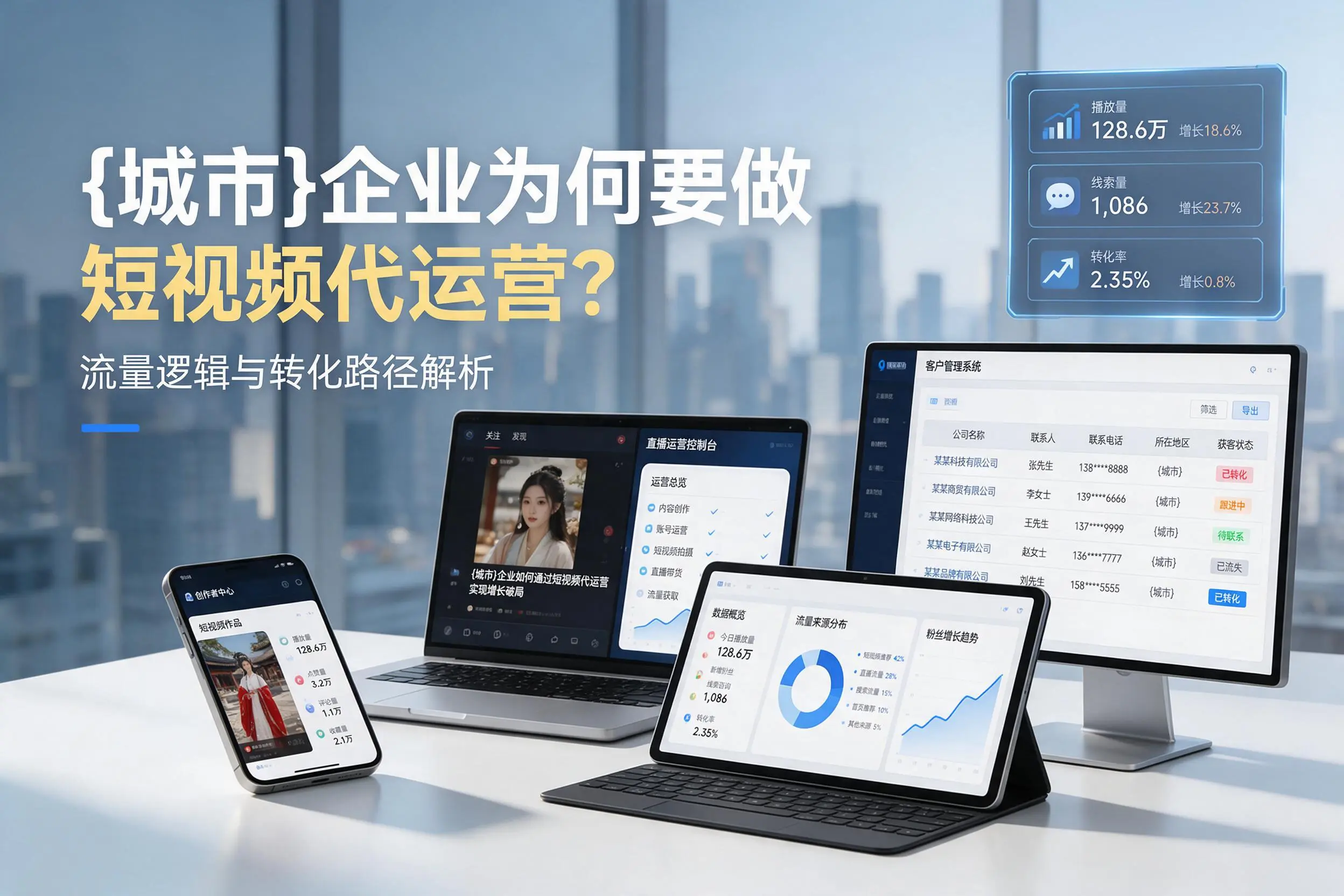 邵阳企业为何要做短视频代运营？流量逻辑与转化路径解析