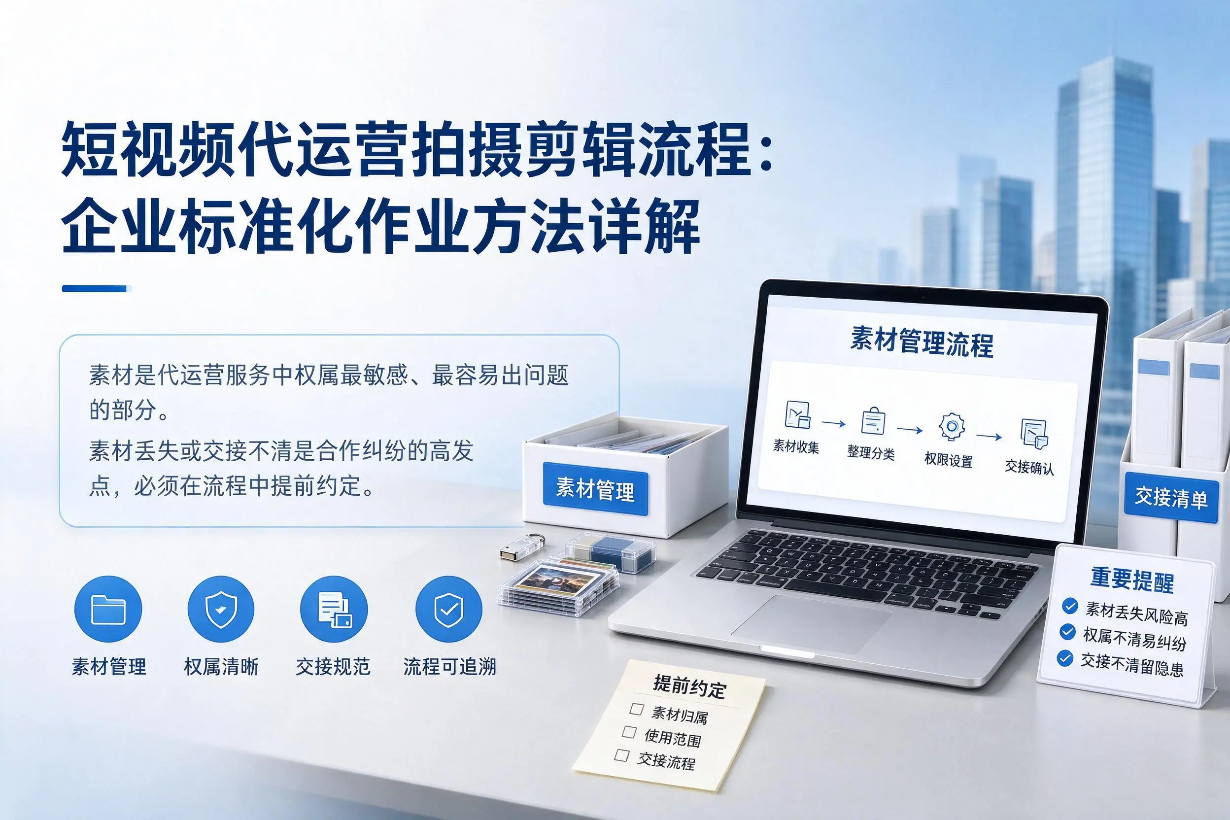 短视频代运营拍摄剪辑流程:邵阳企业标准化作业方法详解