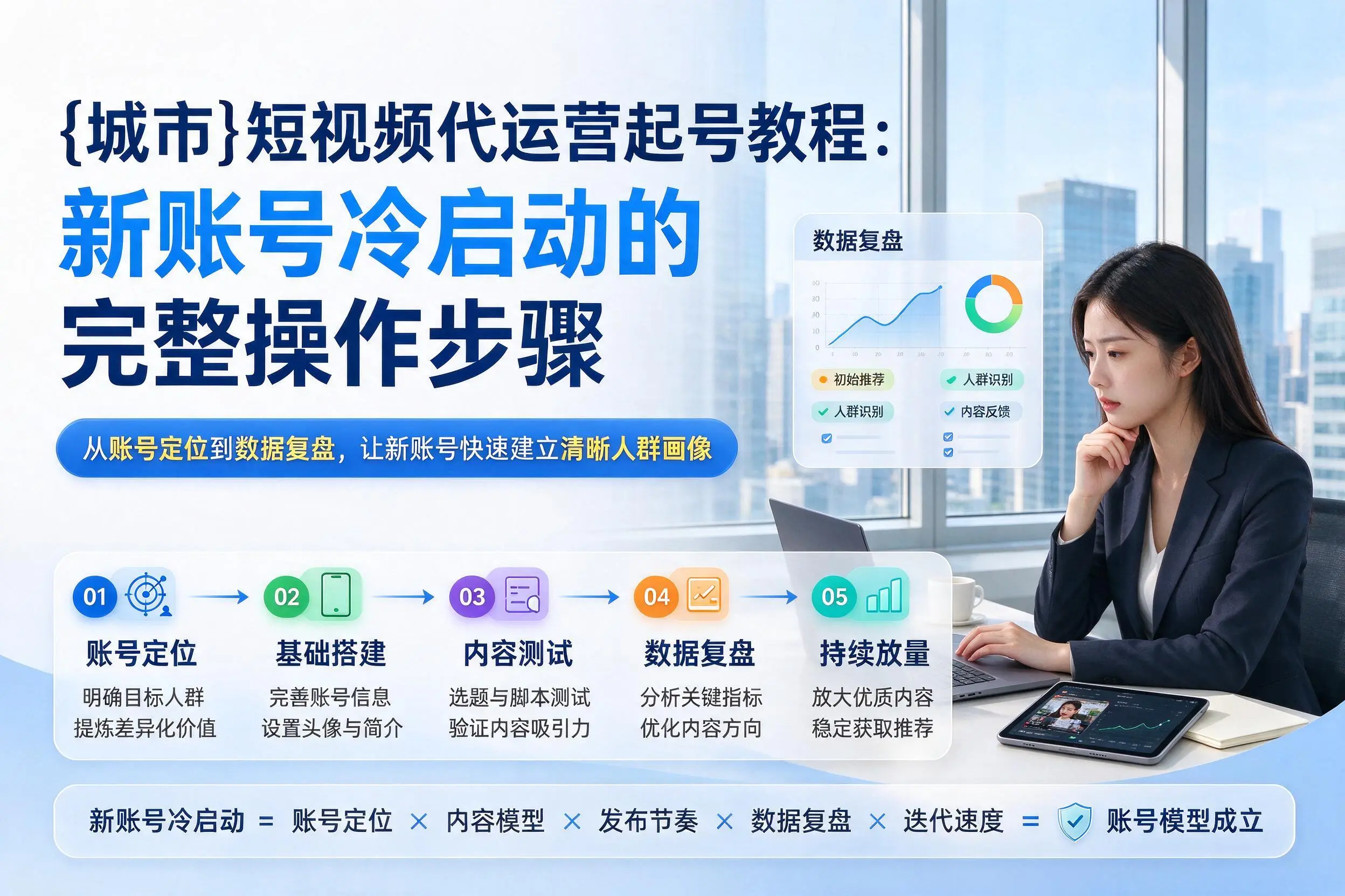 邵阳短视频代运营起号教程：新账号冷启动的完整操作步骤
