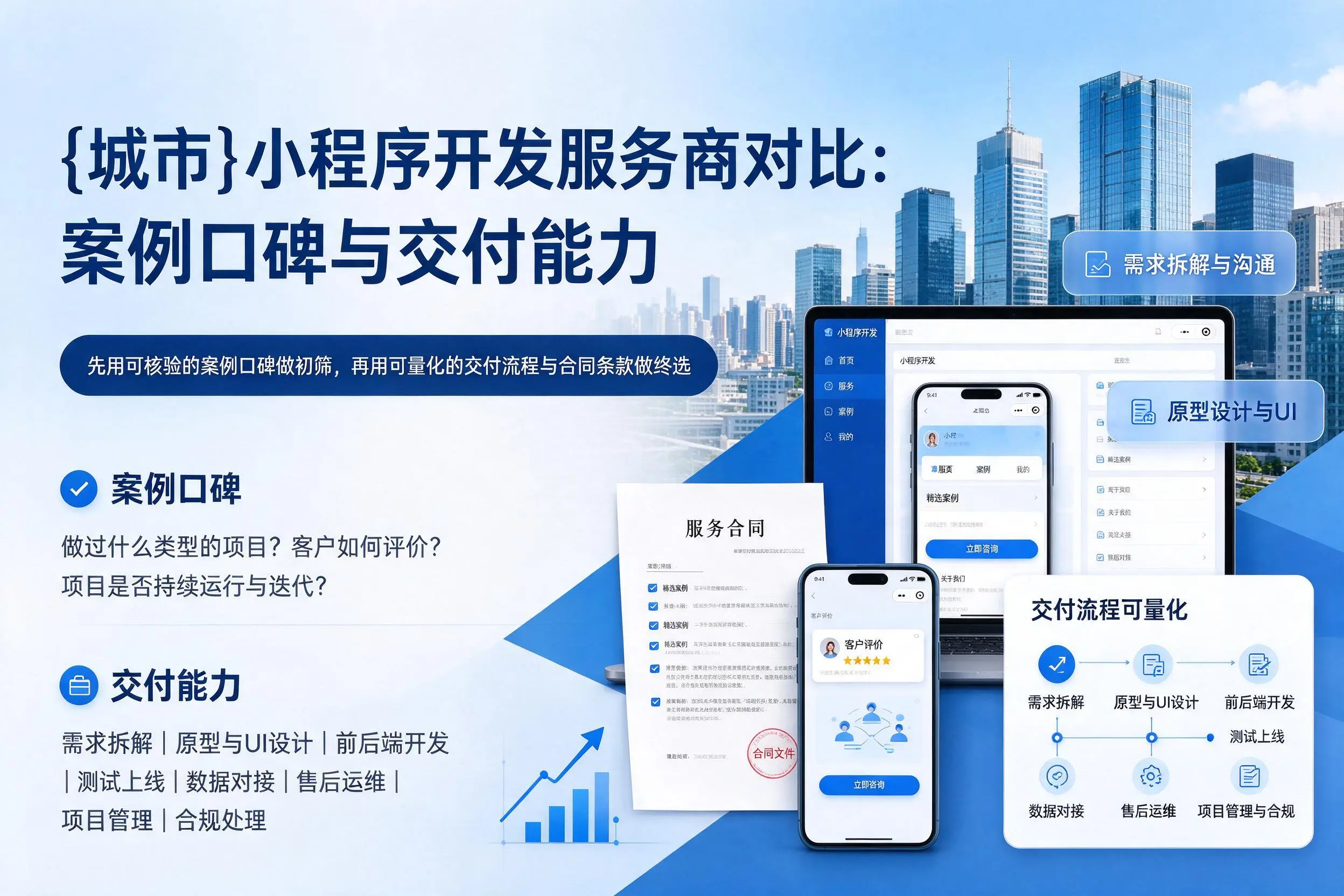 邵阳小程序开发服务商对比:案例口碑与交付能力