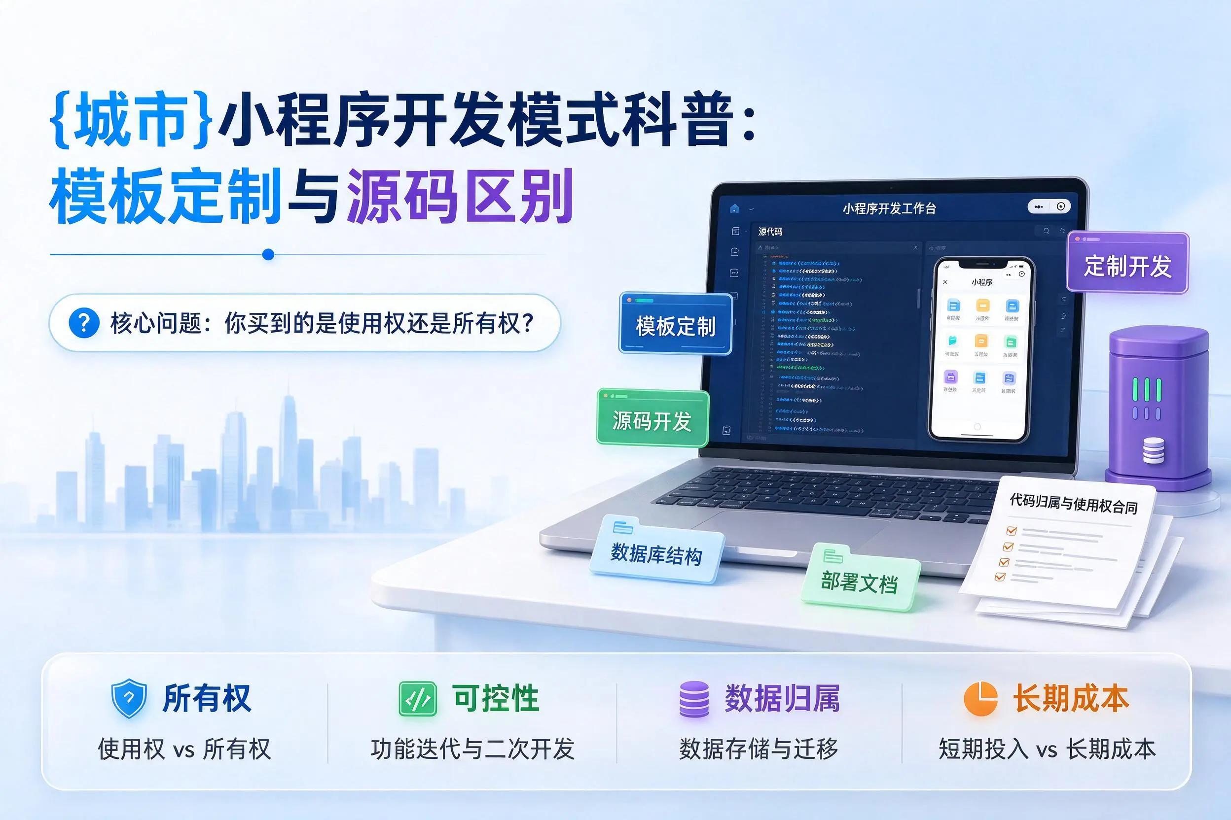 邵阳小程序开发模式科普：模板定制与源码区别