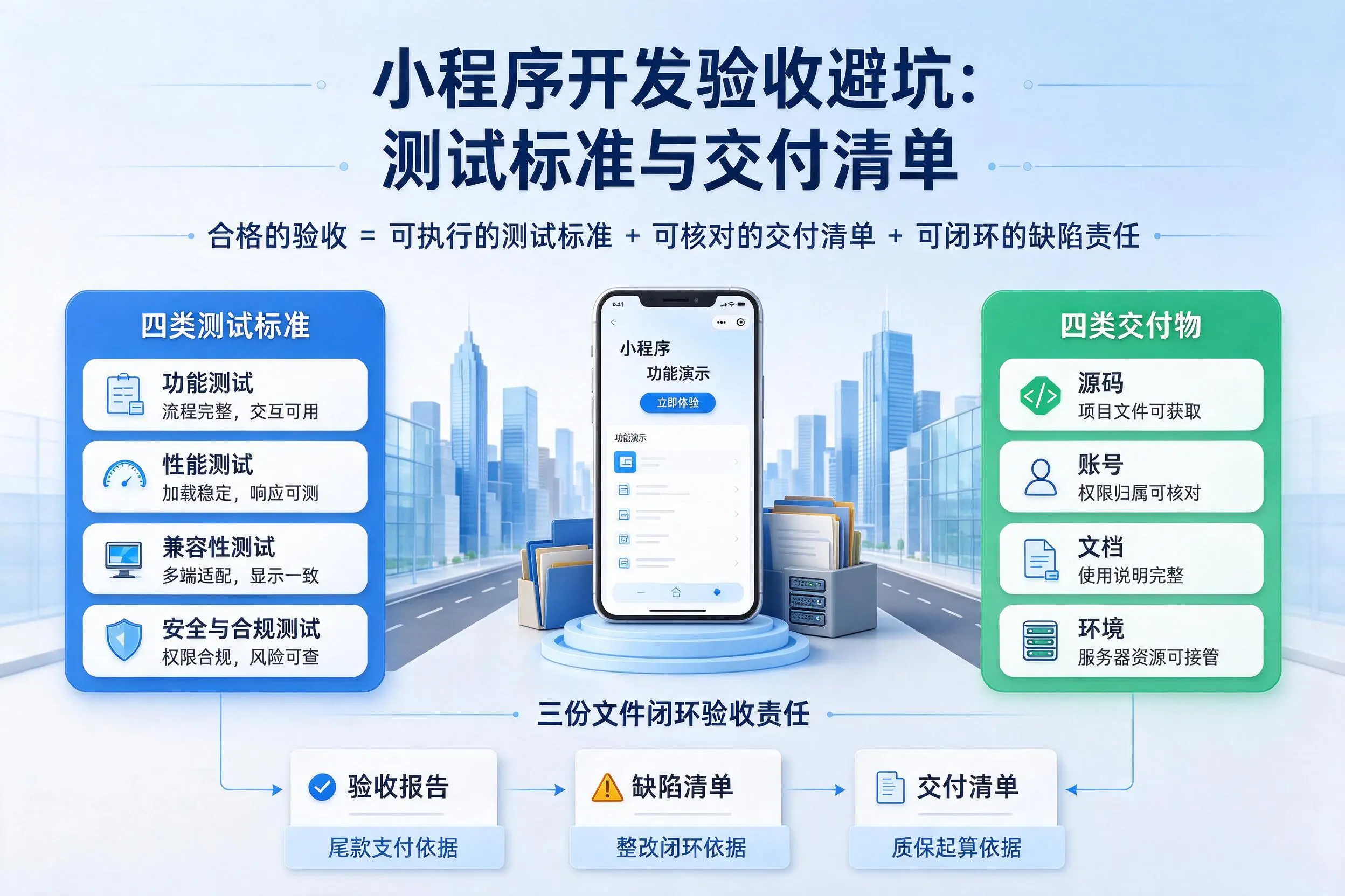 邵阳小程序开发验收避坑:测试标准与交付清单