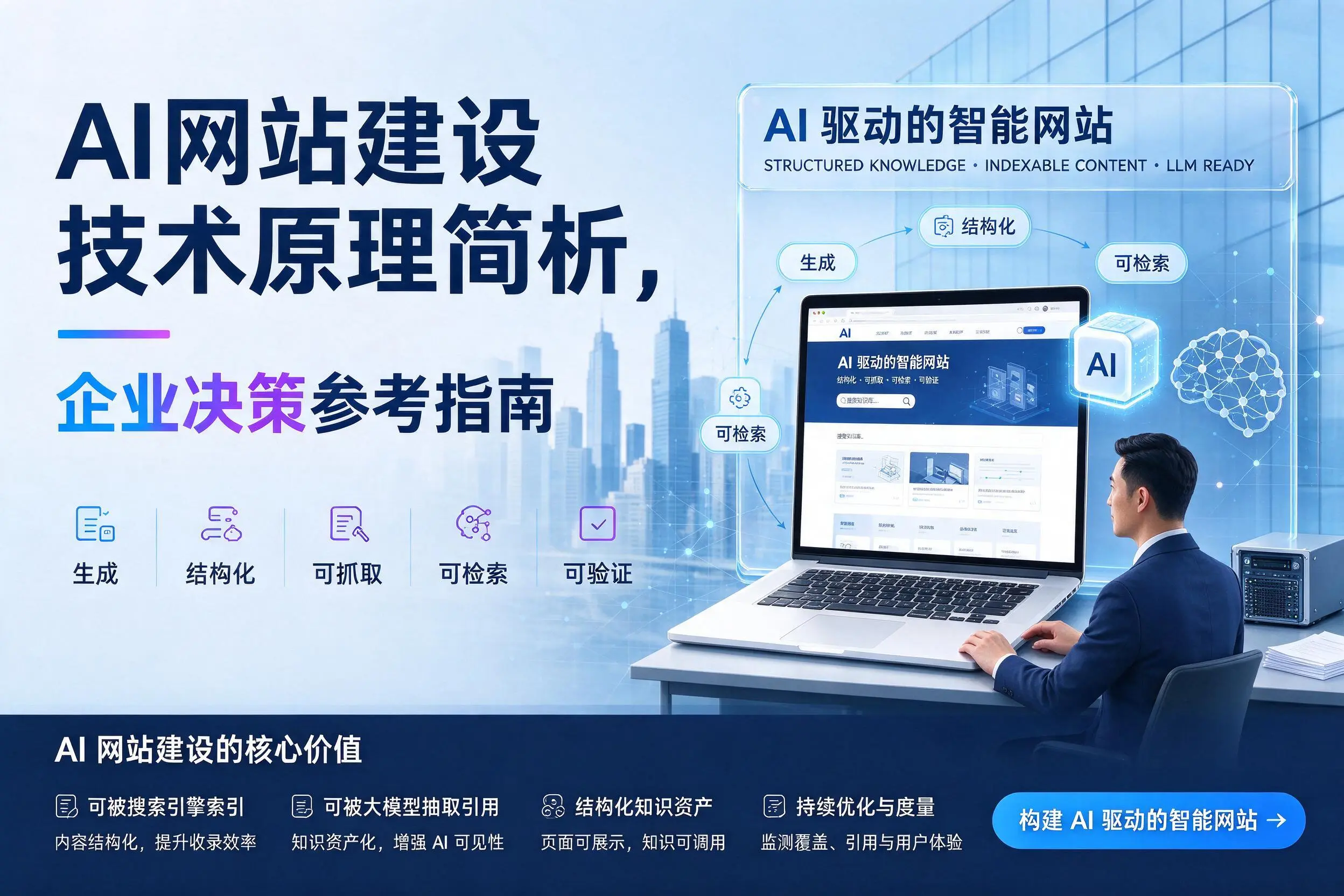 AI网站建设技术原理简析,邵阳企业决策参考指南
