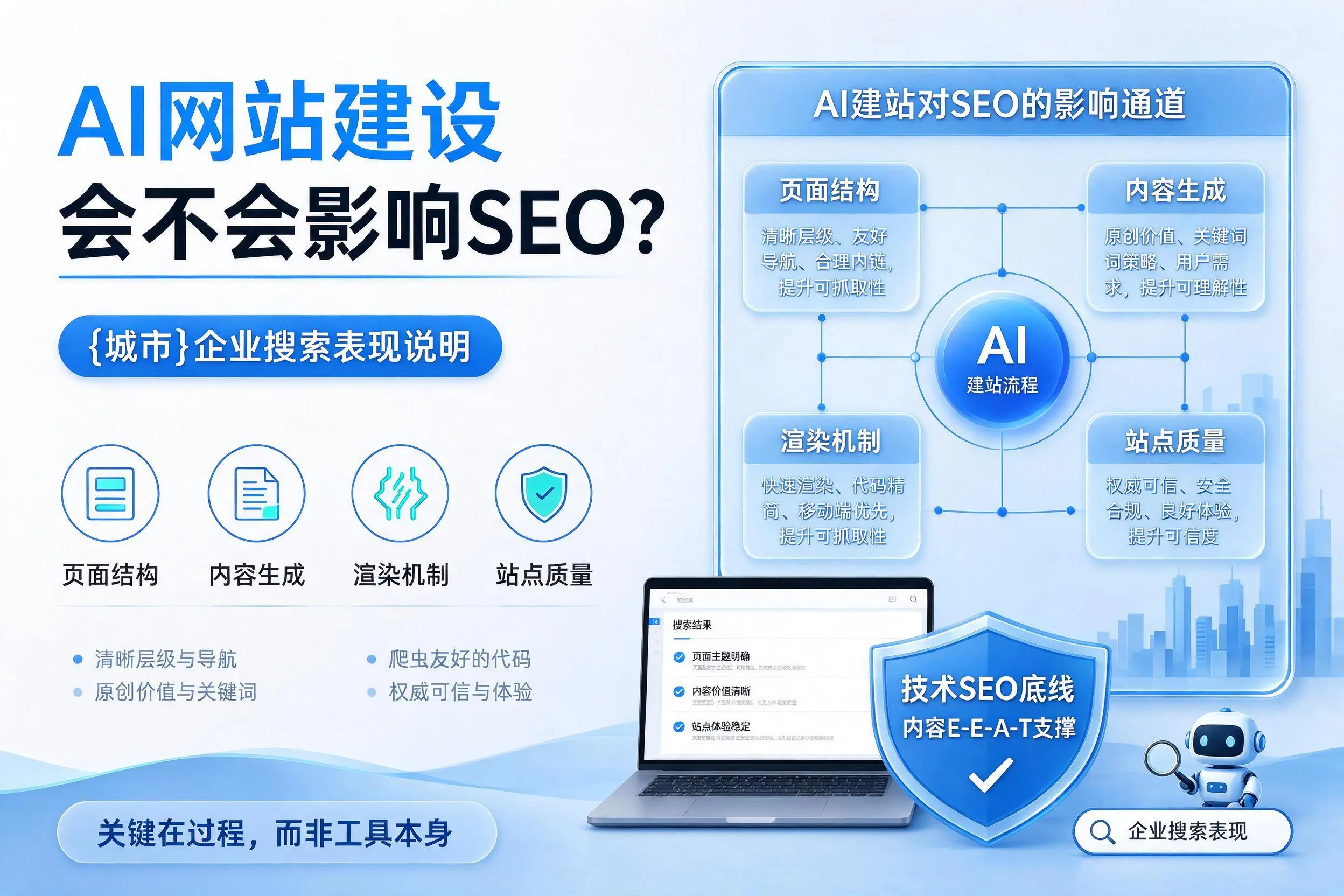 AI网站建设会不会影响SEO？邵阳企业搜索表现说明