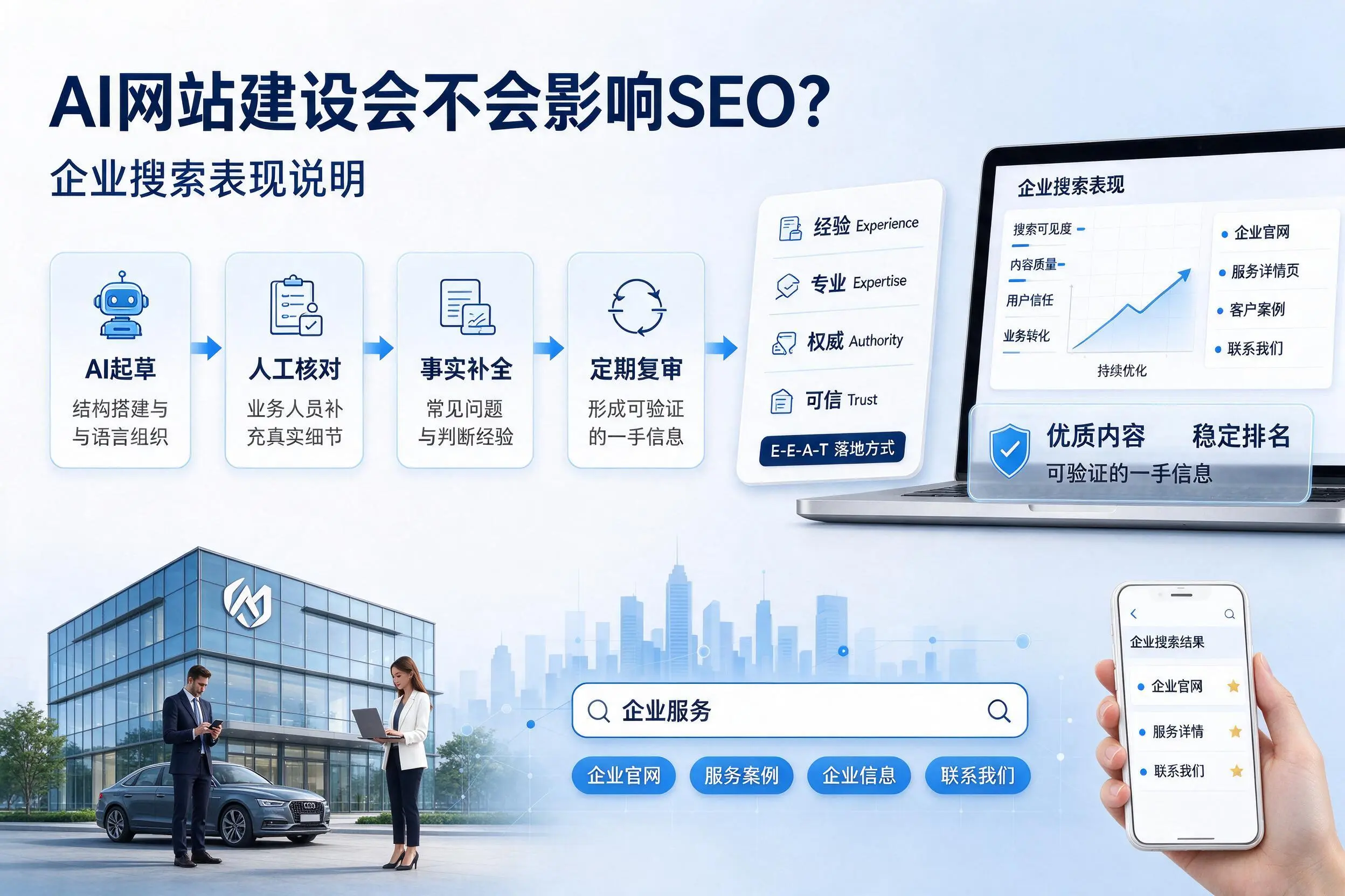 AI网站建设会不会影响SEO？邵阳企业搜索表现说明