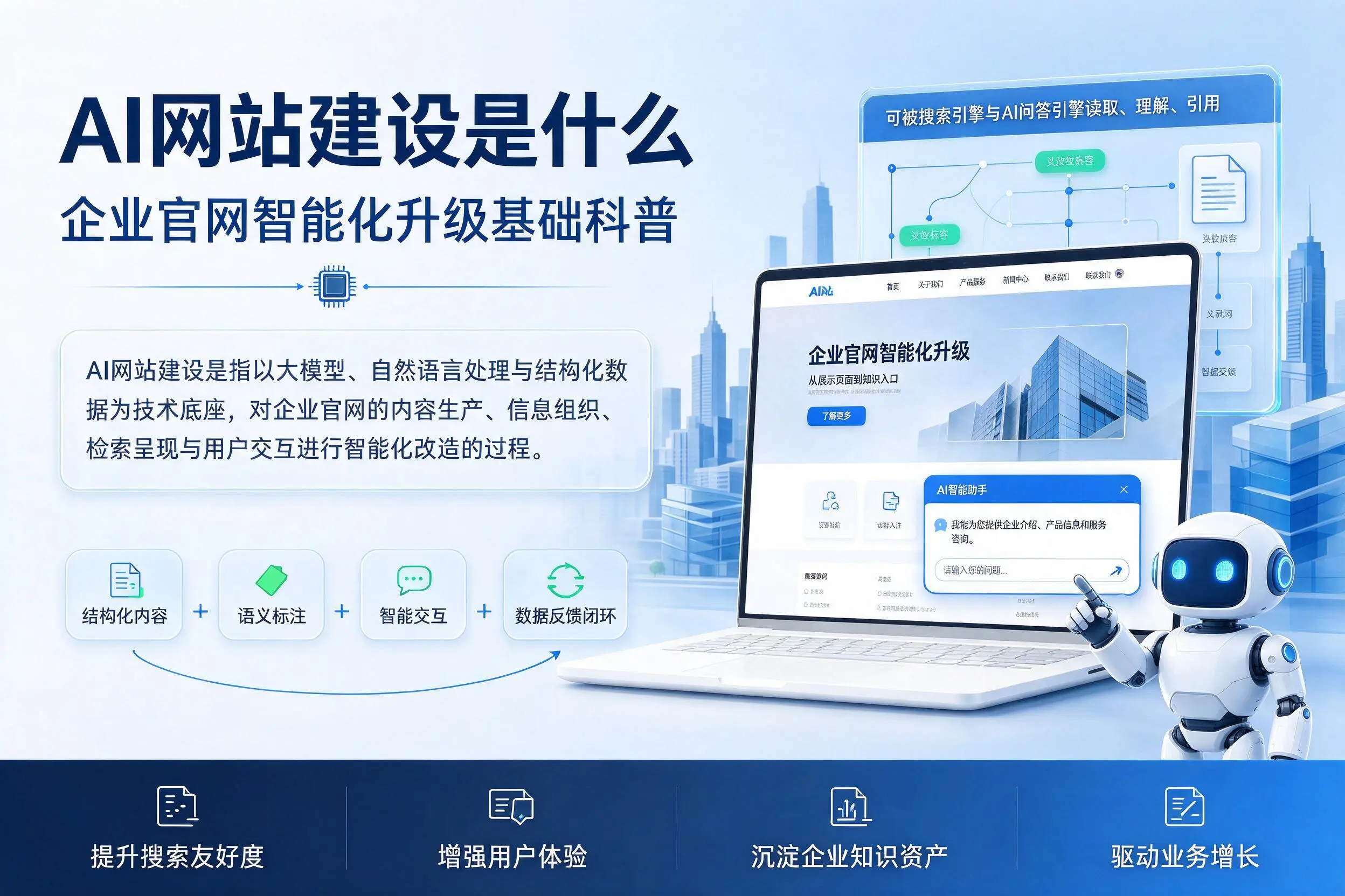 AI网站建设是什么：邵阳企业官网智能化升级基础科普