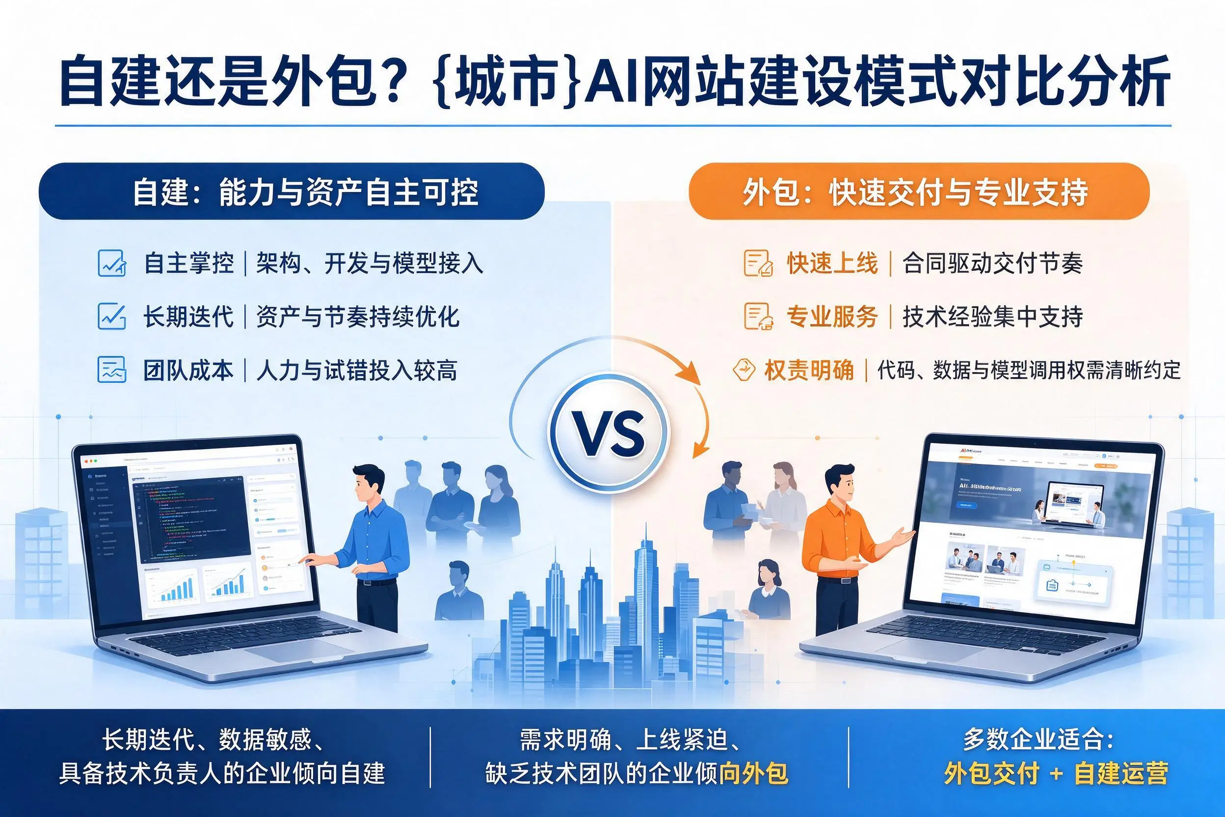 自建还是外包？邵阳AI网站建设模式对比分析